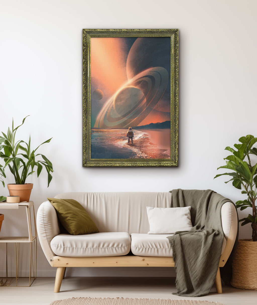 Bronze Frame Matte Poster