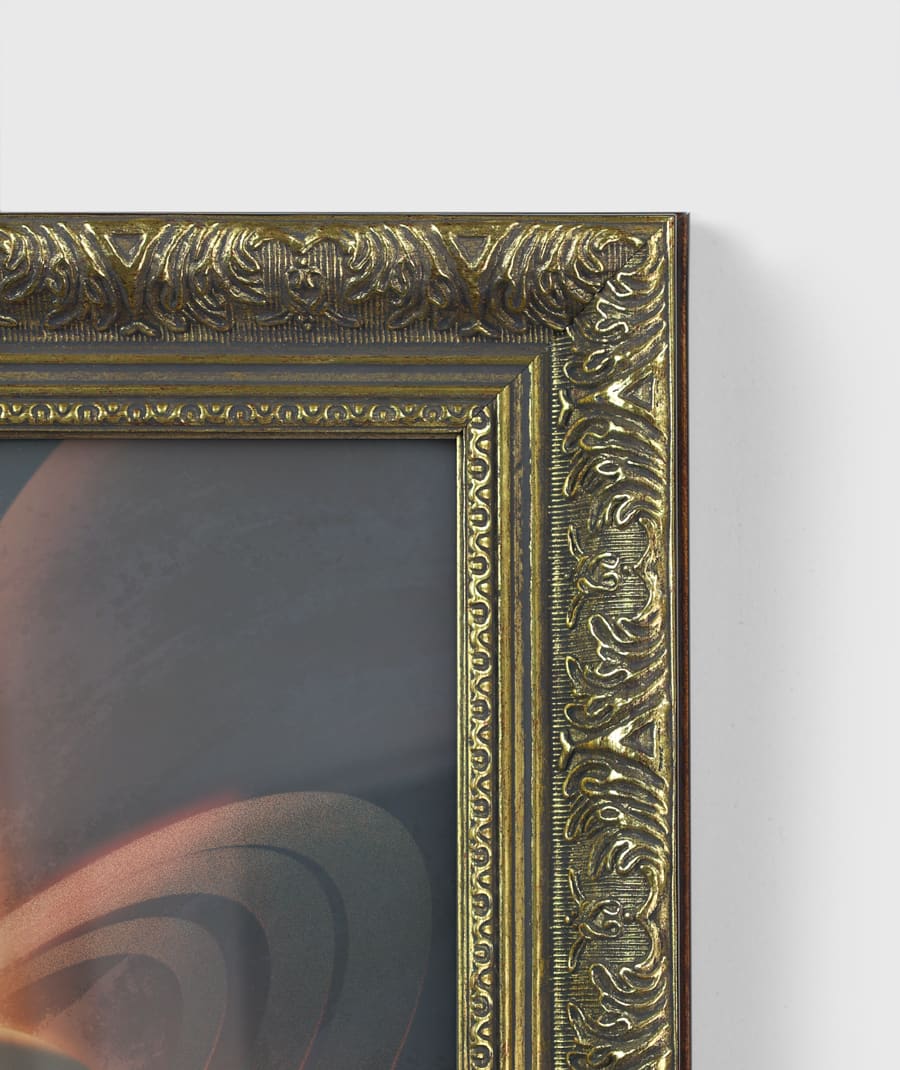 Bronze Frame Matte Poster