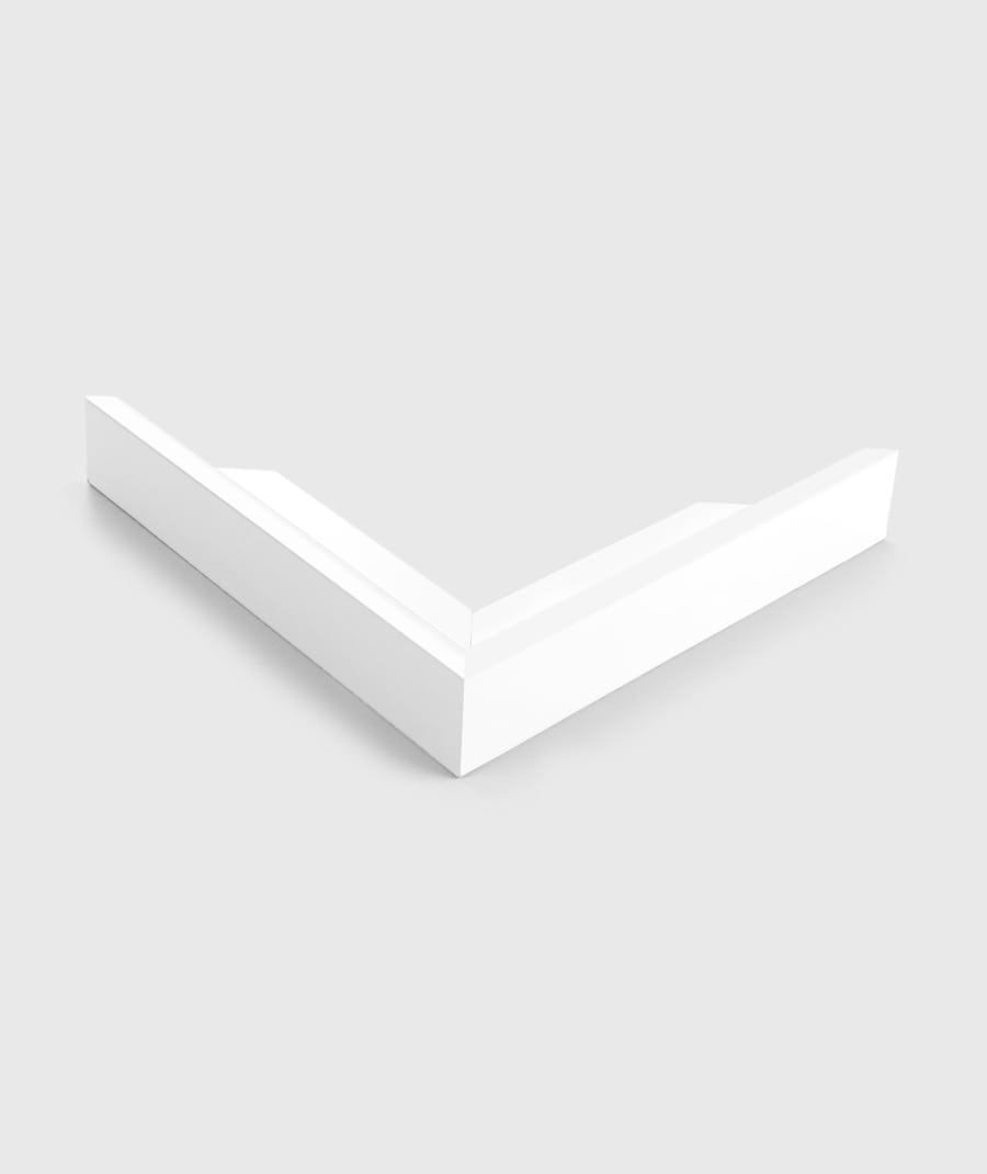 Personalised White Frame Canvas