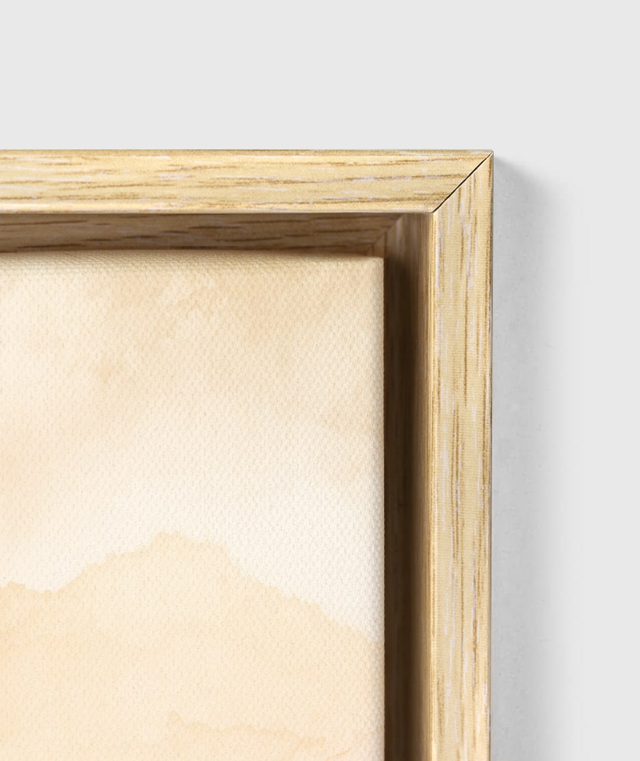 Personalised Wood Frame Canvas