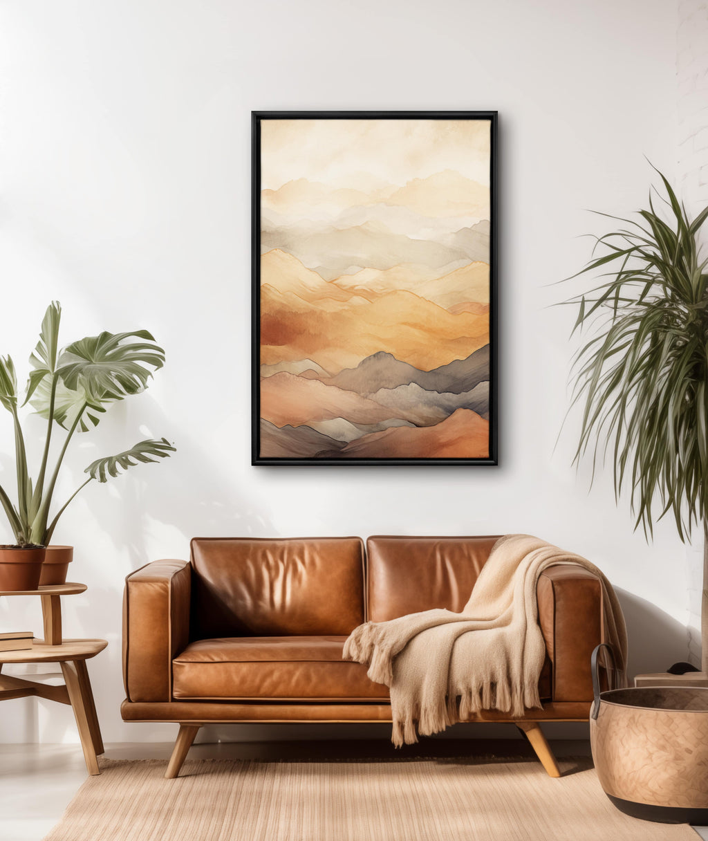 Personalised Black Frame Canvas