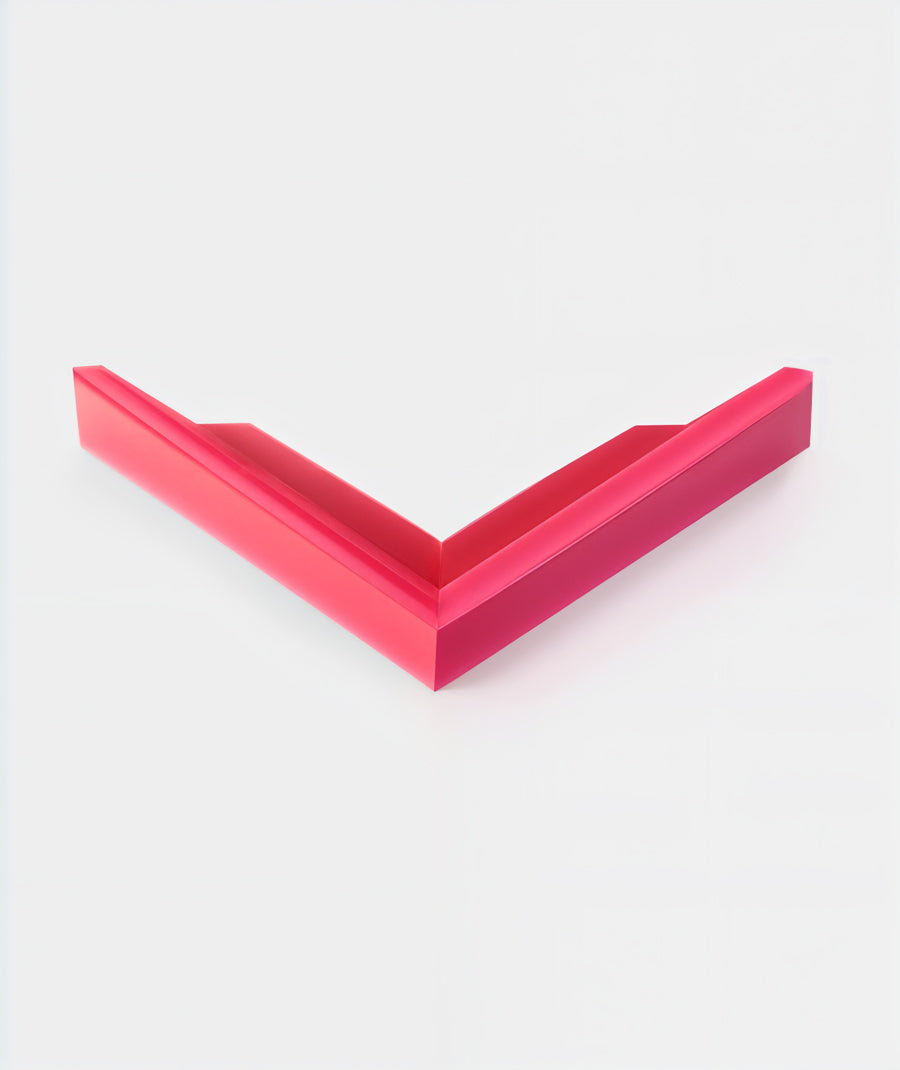 Personalised Neon Pink Frame Canvas