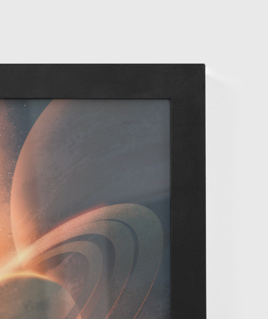 Black Frame Matte Poster