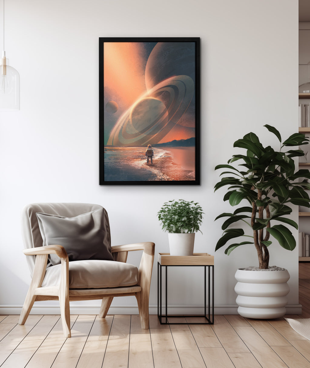 Black Frame Matte Poster