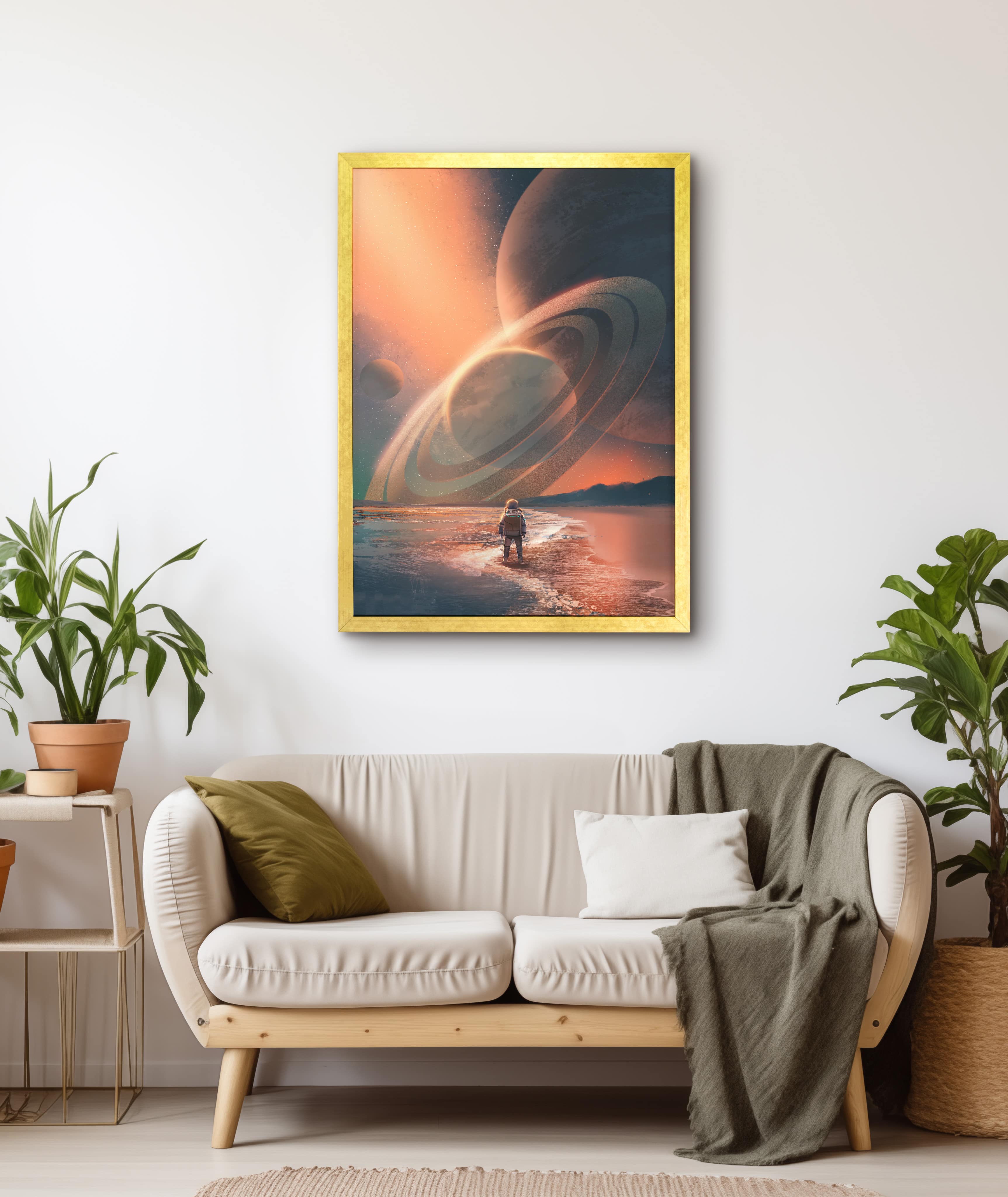 Pure Gold Frame Matte Poster
