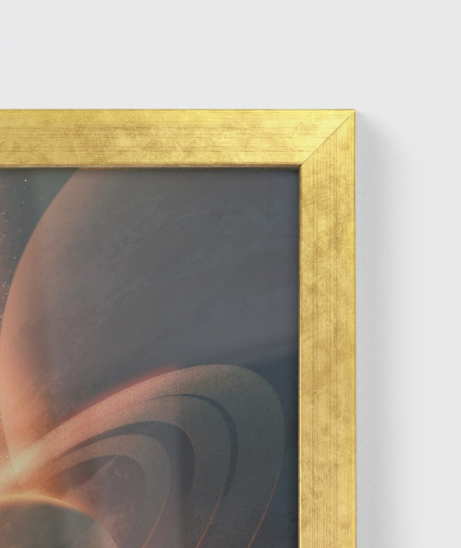 Pure Gold Frame Matte Poster