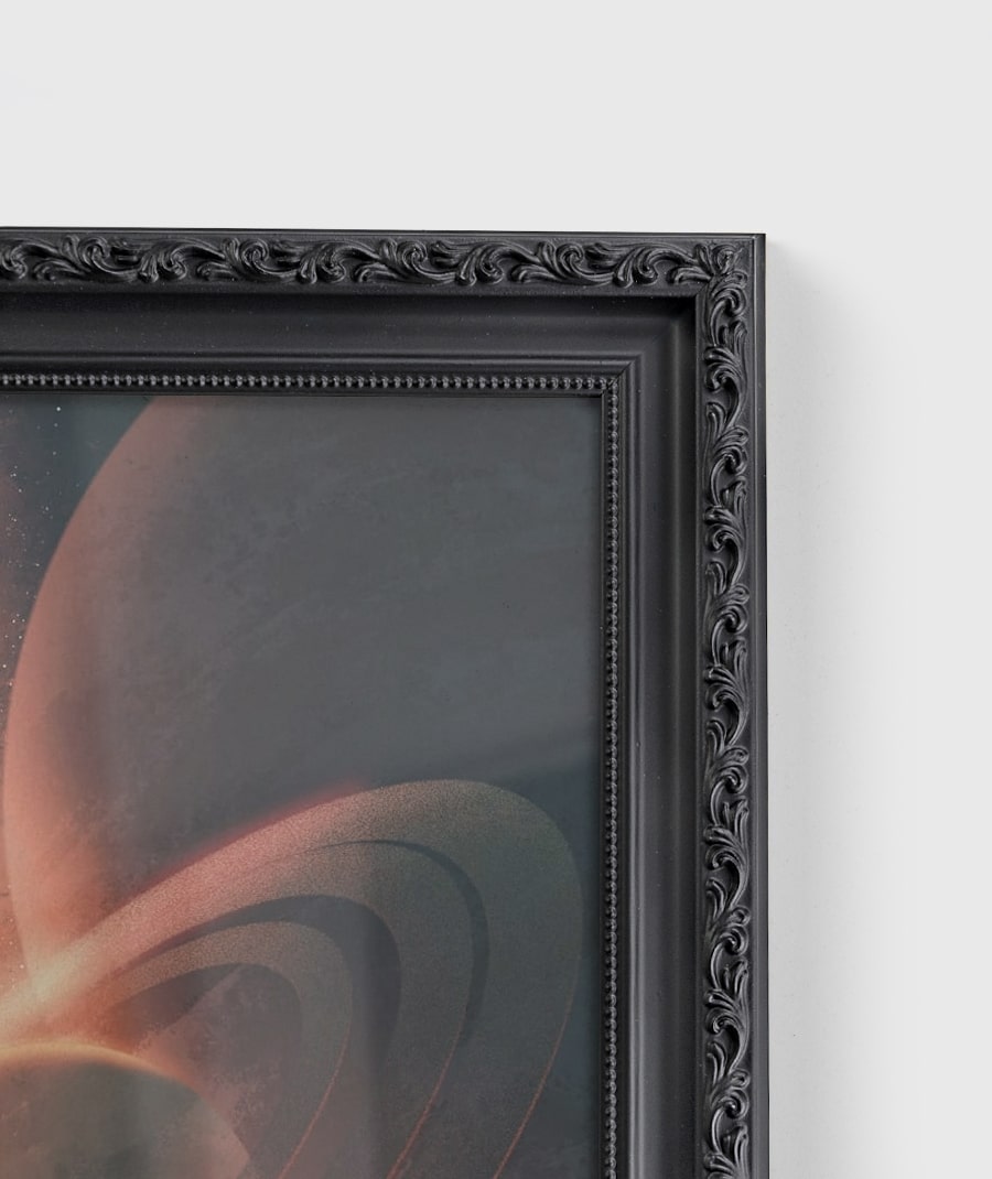 Retro Black Frame Matte Poster