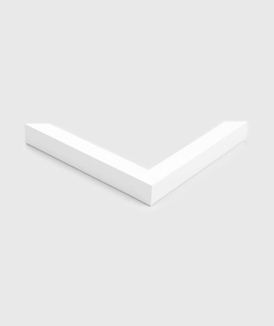 White Frame Matte Poster